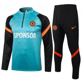 Chelsea Komplet Sweatshirts Četvrt-Zip 2021-22 Zelena